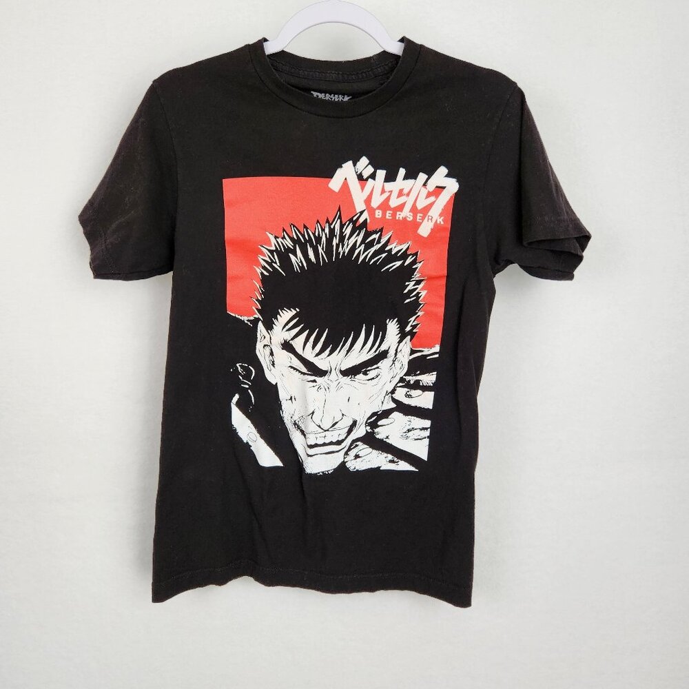 Berserk Guts Anime Crunchyroll T Shirt Size S Black Short Sleeve